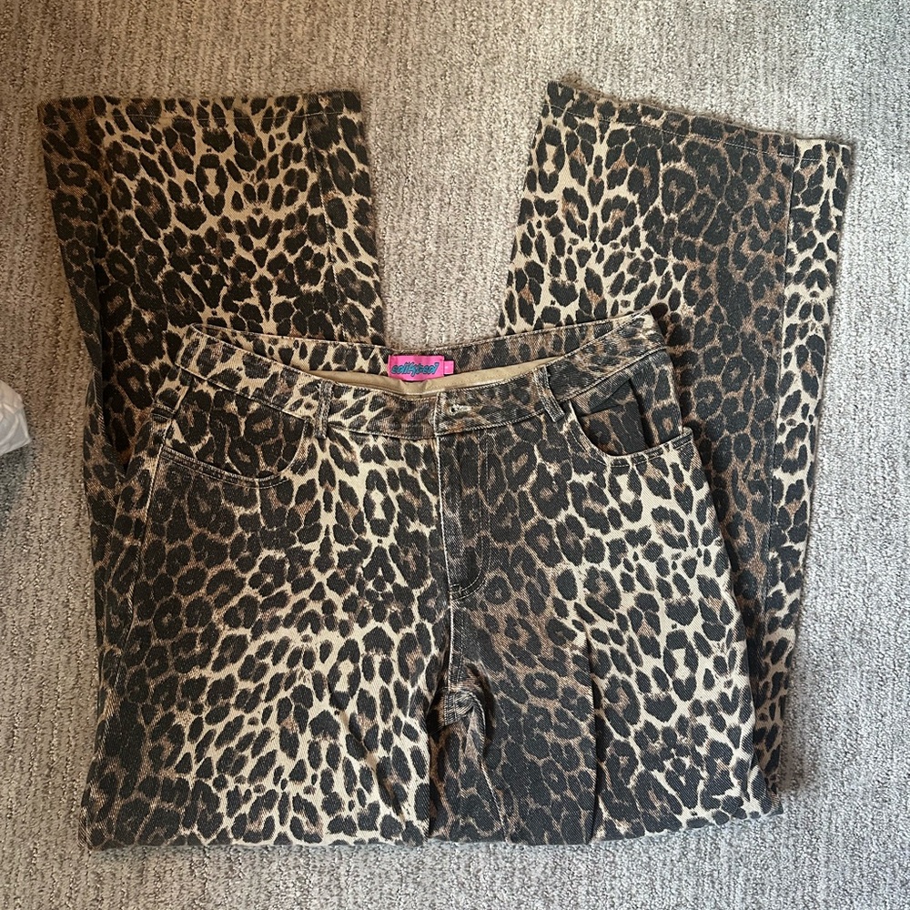 Edikted Cheetah Jeans